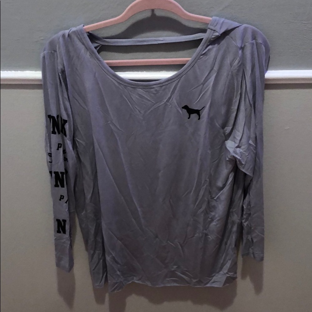 LIMITED EDITION Pink by VS open backed shirt